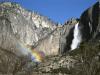 Upper Yosemite Falls Rainbow, Yosemite, Californ